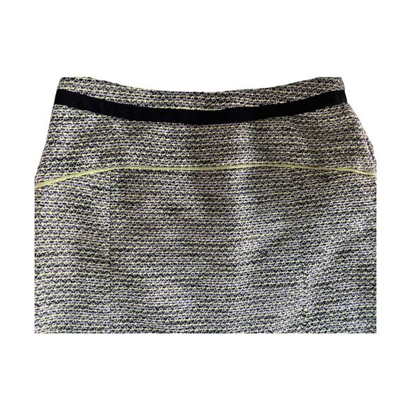 Halogen Neon and Black Tweed Woven Mini Skirt size 4 - Picture 4 of 11